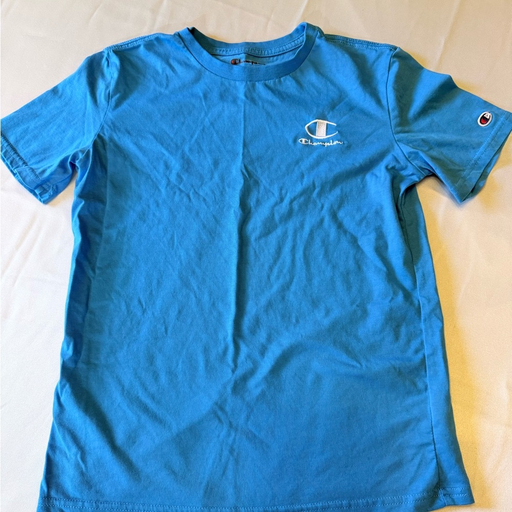 Champion Kids' Short Sleeve Tee in Bright Blue